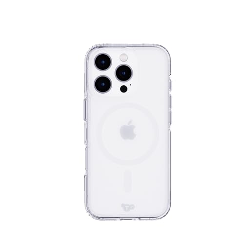 Tech21 EvoClear for iPhone 16 Pro Compatible with MagSafe - Impact Protection Case - in Clear - color: Clear, size: iPhone 16 Pro
