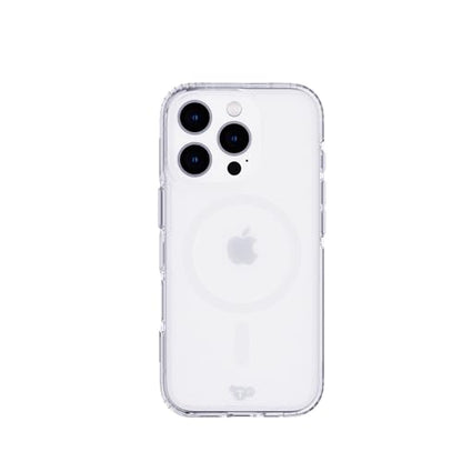 Tech21 EvoClear for iPhone 16 Pro Compatible with MagSafe - Impact Protection Case - in Clear - color: Clear, size: iPhone 16 Pro