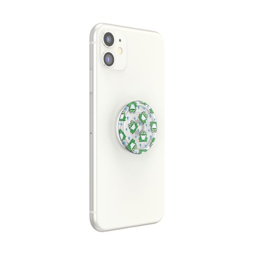 PopSockets Adhesive Phone Grip, Holder, Phone Stand, Plant-based - Translucent 8 Bit Frogs - color: 8 Bit Frogs, style: Adhesive