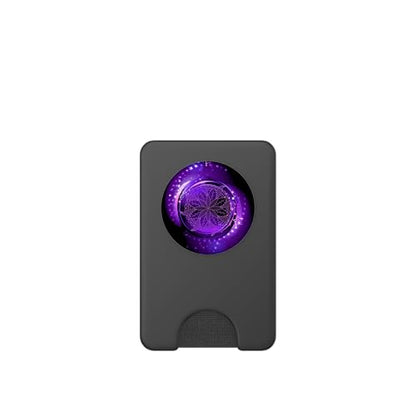 Nebula Mandala Galaxy Purple Stars Dreamy Whirl Tidepool PopSockets PopWallet for MagSafe - style: Magnetic PopWallet