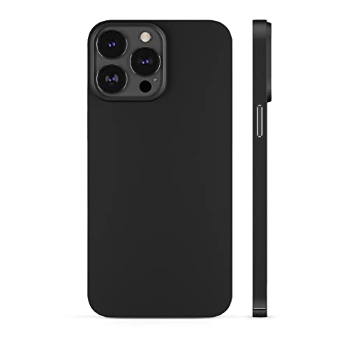 PEEL Magnetic Case for iPhone 13 Pro Max (Black) | Embedded Magnet, MagSafe Compatible, Wireless Charging, Minimalist Design, Ultra Thin, Everyday Protection, Showcases Device - color: Black, size: iPhone 13 Pro Max