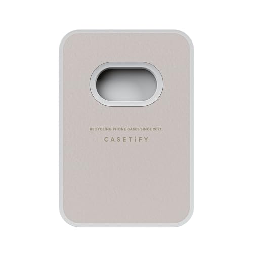 CASETiFY Snappy Ripple Wallet [Campatible with Magsafe] - Pebble Grey - color: Pebble Grey