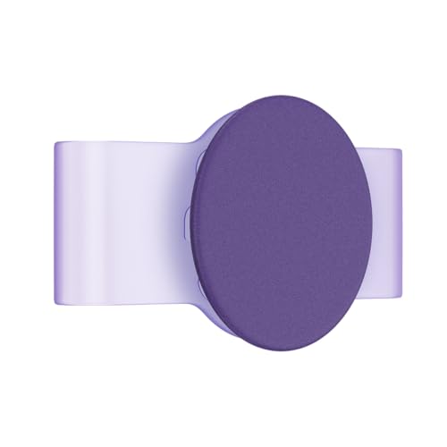 PopSockets 접착식 폰 그립, 홀더, 휴대폰 스탠드, 퍼플 - 피어스 바이올렛 - color: 피어스 바이올렛 반투명, style: 아이폰 11 프로