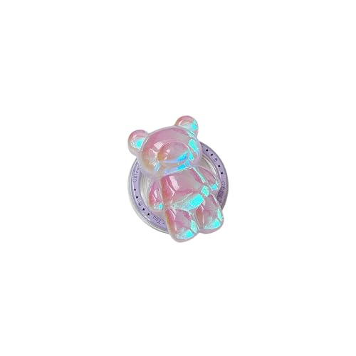 Magnetic 3D Bear Phone Grip Stand, MagSafe Compatible — Lilac Opal - color: Lilac Opal