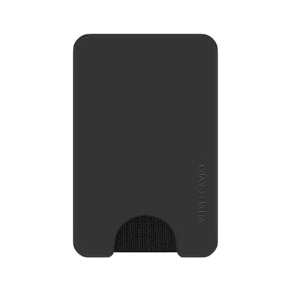 VELVET CAVIAR compatible with MagSafe Wallet - Magnetic Card Holder - color: Just Black