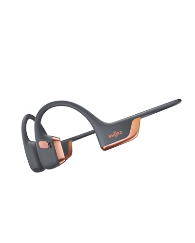 SHOKZ OpenRun Pro 2 Bone Conduction Headphone, Rose Gold, Free Gym Bag - color: Rose Gold, size: Standard