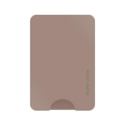 VELVET CAVIAR compatible with MagSafe Wallet - Magnetic Card Holder Wallet for iPhone 12/13/14/15 (Cashmere Taupe) - color: Cashmere Taupe