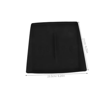 Cordless Charging Pad Black Silicone Mat for Automotive Center Console