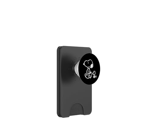 Snoopy and Woodstock Friendship Walk PopSockets PopWallet for MagSafe - style: Magnetic PopWallet