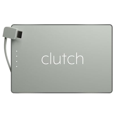 Clutch - Pro USB-C Portable Charger - Compatible with iPhone 15, 16, 17 & Android Devices - Power Bank Magnetic Battery - TSA Travel Approved - USB Rechargeable - Built-in Cable - 5000 mAh - 3.7oz - color: Gray