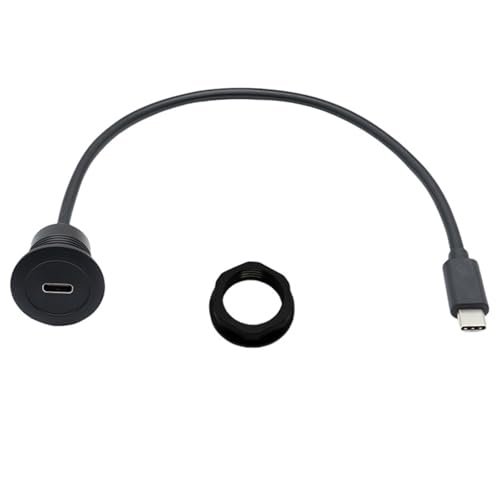 PENGLIN USB C 3.1 Flush Mount Extension Cable Male to Famale 30CM