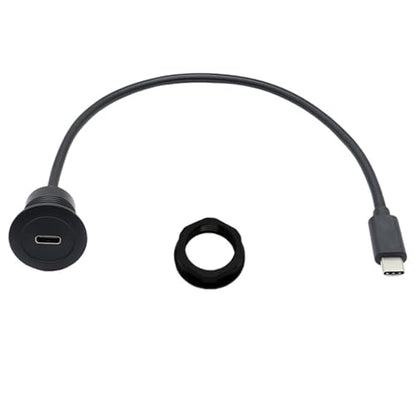 PENGLIN USB C 3.1 Flush Mount Extension Cable Male to Famale 30CM
