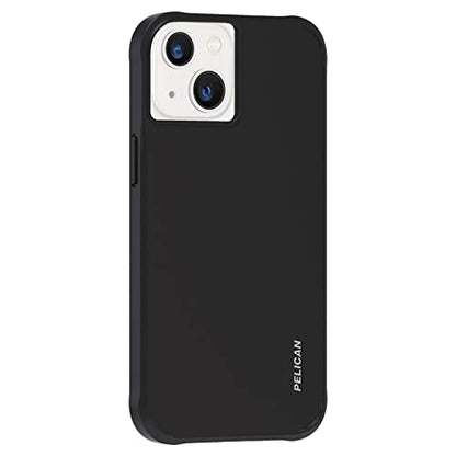 Pelican Ranger Series - iPhone 13 Case [Wireless Charging Compatible] Protective Phone Case with Anti-Scratch Tech [15ft MIL-Grade Drop Protection] Slim Rugged Cover for iPhone 13 - Black - color: Ranger Black