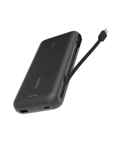 Belkin 20000mAh 30W USB C Power Bank, Portable Charger for iPhone & iPad - color: Black, style: 20K mAh