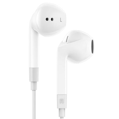LUDOS FEROX 5 Pack Wired Earbuds in-Ear Headphones, 5 Year Warranty, Earphones with Microphone, Noise Isolation for 3.5mm Jack Ear Buds for iPhone, Samsung, Computer, Laptop, Kids, School Students - size: 5 Pack