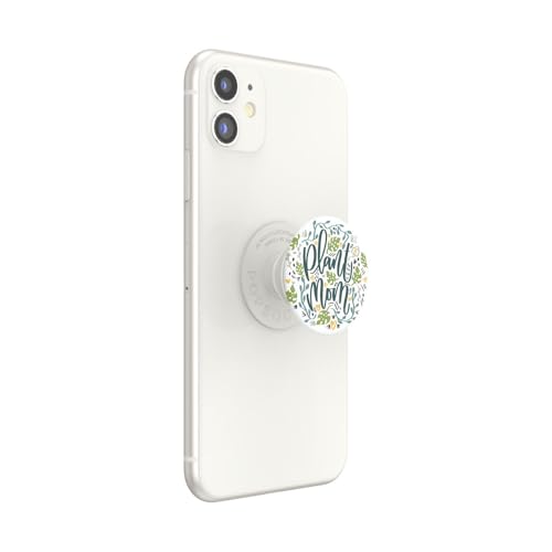 PopSockets Adhesive Phone Grip, Holder, Phone Stand, Cute - Plant Mom - color: Plant Mom, style: Adhesive