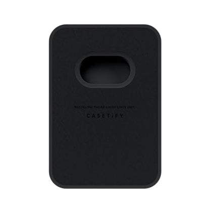 CASETiFY Snappy Ripple Wallet [Campatible with Magsafe] - Black - color: Black