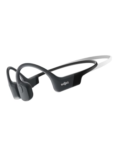 SHOKZ OpenRun Mini Bone Conduction Open-Ear Bluetooth Headphones, Black - color: Black, size: Mini Size+Magnetic Charging