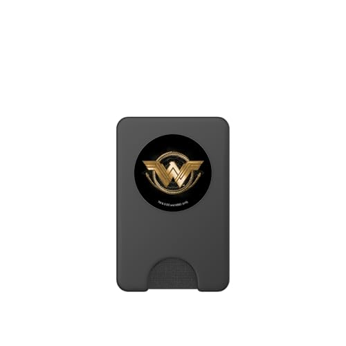 Wonder Woman Movie Golden Lasso Logo PopSockets PopWallet for MagSafe - style: Magnetic PopWallet