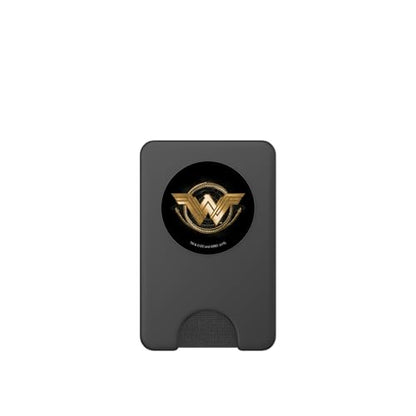 Wonder Woman Movie Golden Lasso Logo PopSockets PopWallet for MagSafe - style: Magnetic PopWallet
