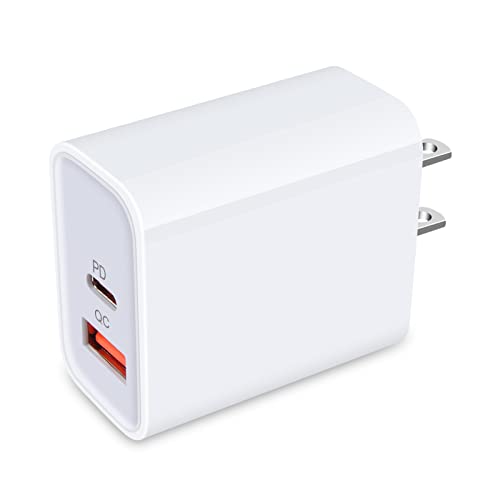 Pixel 11 10 9a Charger Fast Charging Block 20W USB C Fast Wall Charger Box - color: White