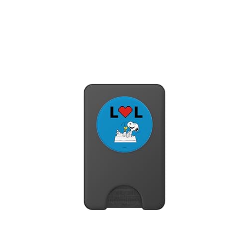 Peanuts Snoopy Woodstock Lots of Love PopSockets PopWallet for MagSafe - style: Magnetic PopWallet