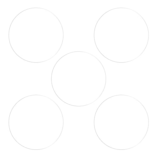 HARFINGTON 5pcs Watch Glass Screen Protectors 29mm Soft TPU Anti-scratch HD Clear High Definition Round Smartwatch Screen Protection Film (for Flat Screen) - size: 29mm