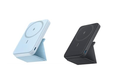 ANKER 622 Magnetic Battery (MagGo), 5,000mAh Foldable Magnetic Wireless Portable Charger with Stand and USB-C Port (On the Side), Magsafe-Compatible for iPhone 16/15/14/13 Series