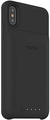 mophie Juice Pack Wireless Charging Protective Battery Pack Case for iPhone Xs Max (Renewed) (Black)