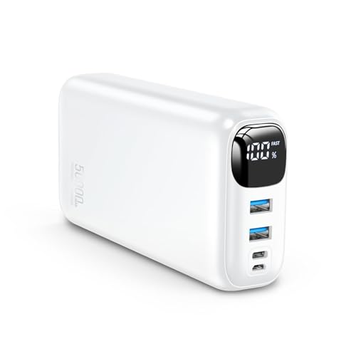 OHOVIV Portable Charger Power Bank 50000mAh,PD 22.5W Battery Pack - color: Pure White