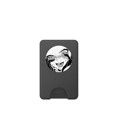 Cute Ecchi Hentai Girl Ahegao Waifu Pop Socket PopSockets PopWallet for MagSafe - style: Magnetic PopWallet