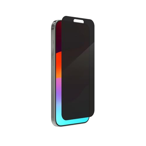 ZAGG InvisibleShield Glass Privacy 360 iPhone 15 Pro Screen Protector - 4-Way Privacy Filter, 5X Stronger with Reinforced Edges, Scratch & Smudge-Resistant Surface, Install Tray Included - style: iPhone 15 Pro