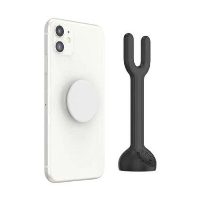 PopSockets Phone Mount & Stand, Phone Tripod Mount, Universal Device Mount - Black