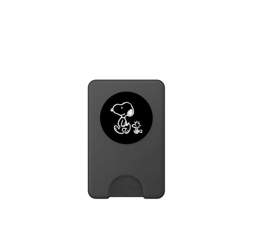 Snoopy and Woodstock Friendship Walk PopSockets PopWallet for MagSafe - style: Magnetic PopWallet