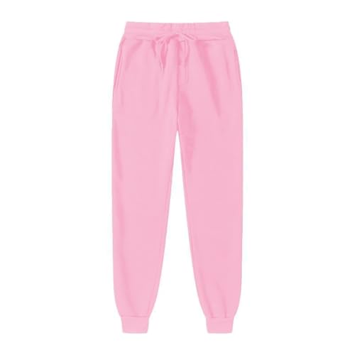 Women Sweatpants Solid Oversized Jogger Style Elastic Drawstring Waist Deep Pocket Soft Stretch Loose Fit Casual Sport Pants - color: Rd1, size: Medium