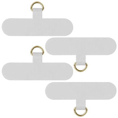 COCASES Phone Tether Tab, Phone Lanyard Strap Tab, 4 Pack Oval Grey - color: Ovaltab-grey*4