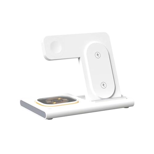 Charging Stand for Phone 16 15 14 13 12 11 Watch 10 9 8 7 6 5 4 3 2 and Earphone 4 3 2 Multiple Device Charging - color: white