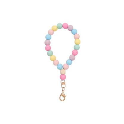 Bloomish Silicone Phone Wrist Strap with Cute Bear Charm - Anti-Loss Hand Strap Lanyard for iPhone & Android - Soft, Durable & Stylish Mobile Phone Accessory - color: Colorful