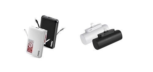 Miady 4-Pack Bulk 5000mAh Portable Chargers
