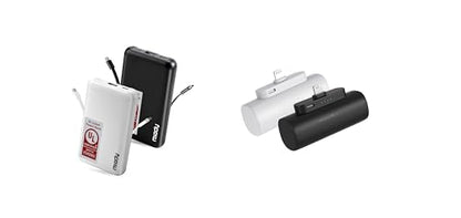 Miady 4-Pack Bulk 5000mAh Portable Chargers