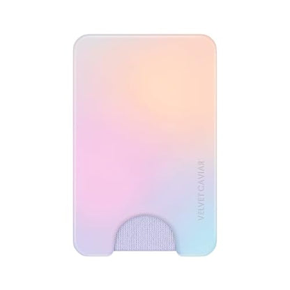 VELVET CAVIAR compatible with MagSafe Wallet - Magnetic Card Holder - color: Jelly Glow Aura