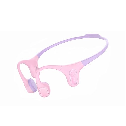 mojawa Aerra IP67 Bone Conduction Open Ear Bluetooth Sports Headphones - color: Pink and Purple