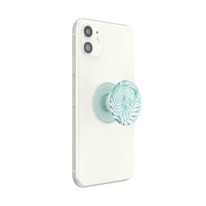PopSockets Adhesive Phone Grip, Holder- Translucent Fern - color: Fern