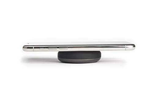 TYLT Medallion- Portable QI Wireless Charging Pad, Fast Wireless Charger QI Certified 10W Max Compatible to Apple, Samsung, Wireless Buds, and Other Capable Devices | Connects to Laptop & Powerbank