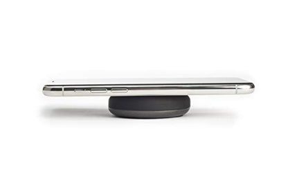 TYLT Medallion- Portable QI Wireless Charging Pad, Fast Wireless Charger QI Certified 10W Max Compatible to Apple, Samsung, Wireless Buds, and Other Capable Devices | Connects to Laptop & Powerbank