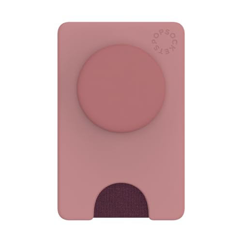 PopSockets Adhesive Phone Wallet with Grip- Clay - color: Clay, style: Adhesive