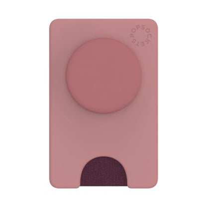 PopSockets Adhesive Phone Wallet with Grip- Clay - color: Clay, style: Adhesive