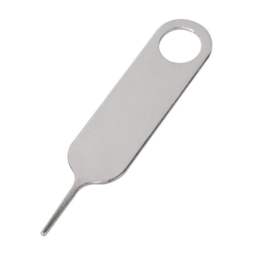2 Pcs Universal Sim Card Tray Removal Key Tray Eject Pins, SD Removal Opening Tool with A Key Ring, for iPhone iPad Samsung Galaxy Google Pixel Phones