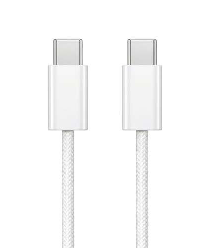 6 inch Short USBC to USB C Cable 3-Pack, Braided 60W Fast Charging Cord - size: 0.5 Feet