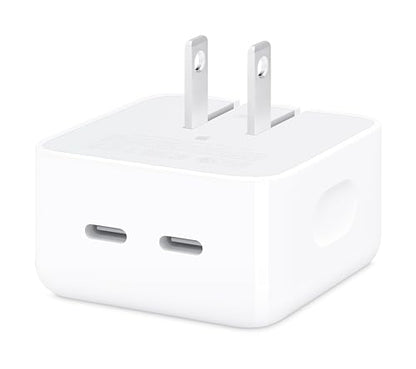 Apple 35W Dual USB-C Port Compact Power Adapter - style: 35W Compact
